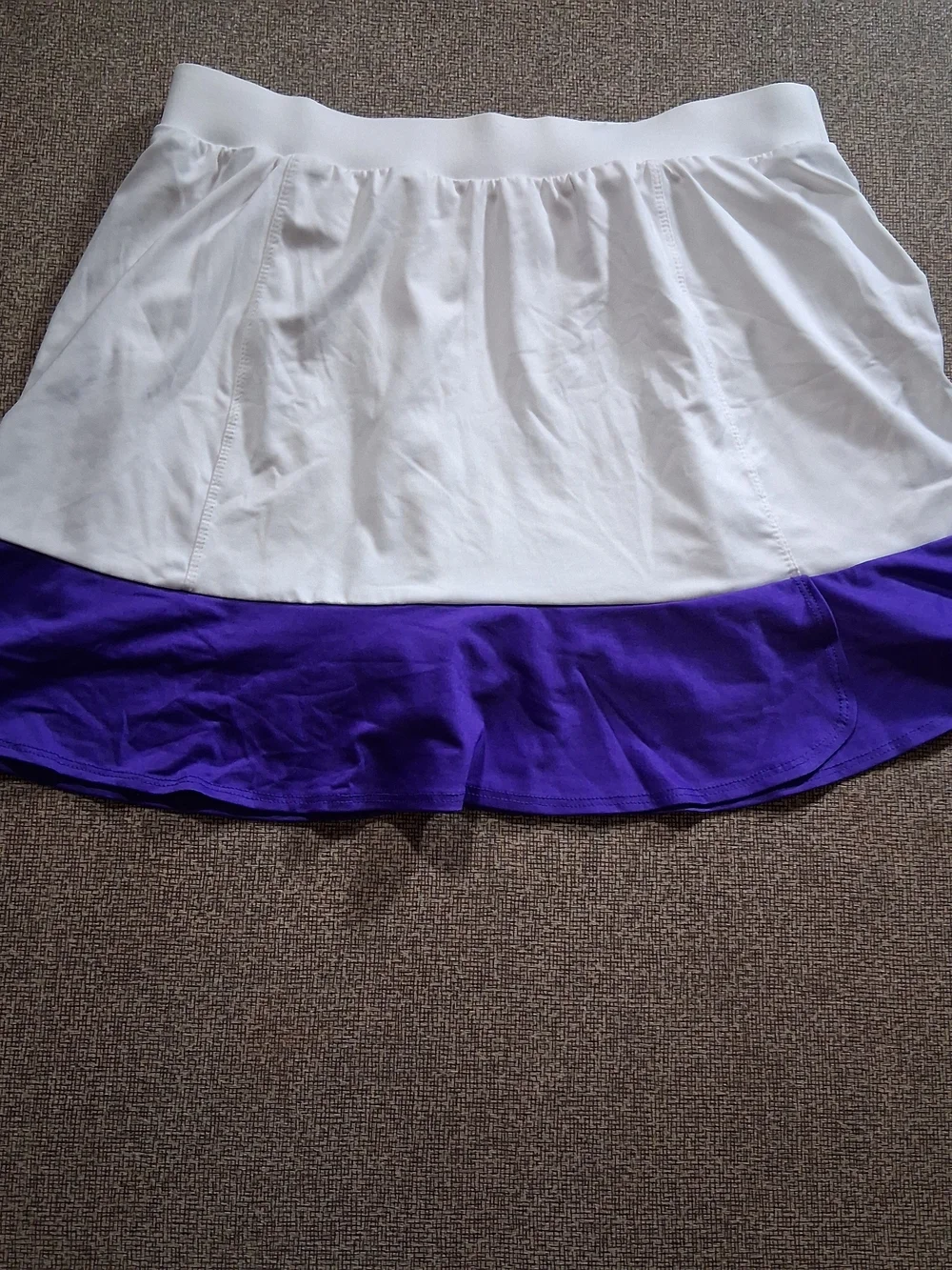Tail White & Purple Flounce Golf Tennis Skort Skirt Size Medium
